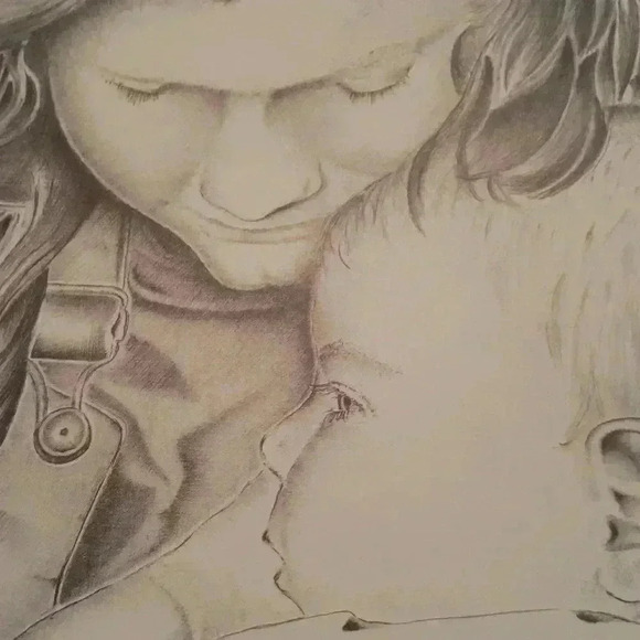 Dave McCamon Original Pencil Sketch( Security ) - Picture 4 of 8